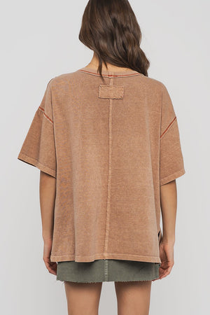 Timeless Oversized Tee - Taupe