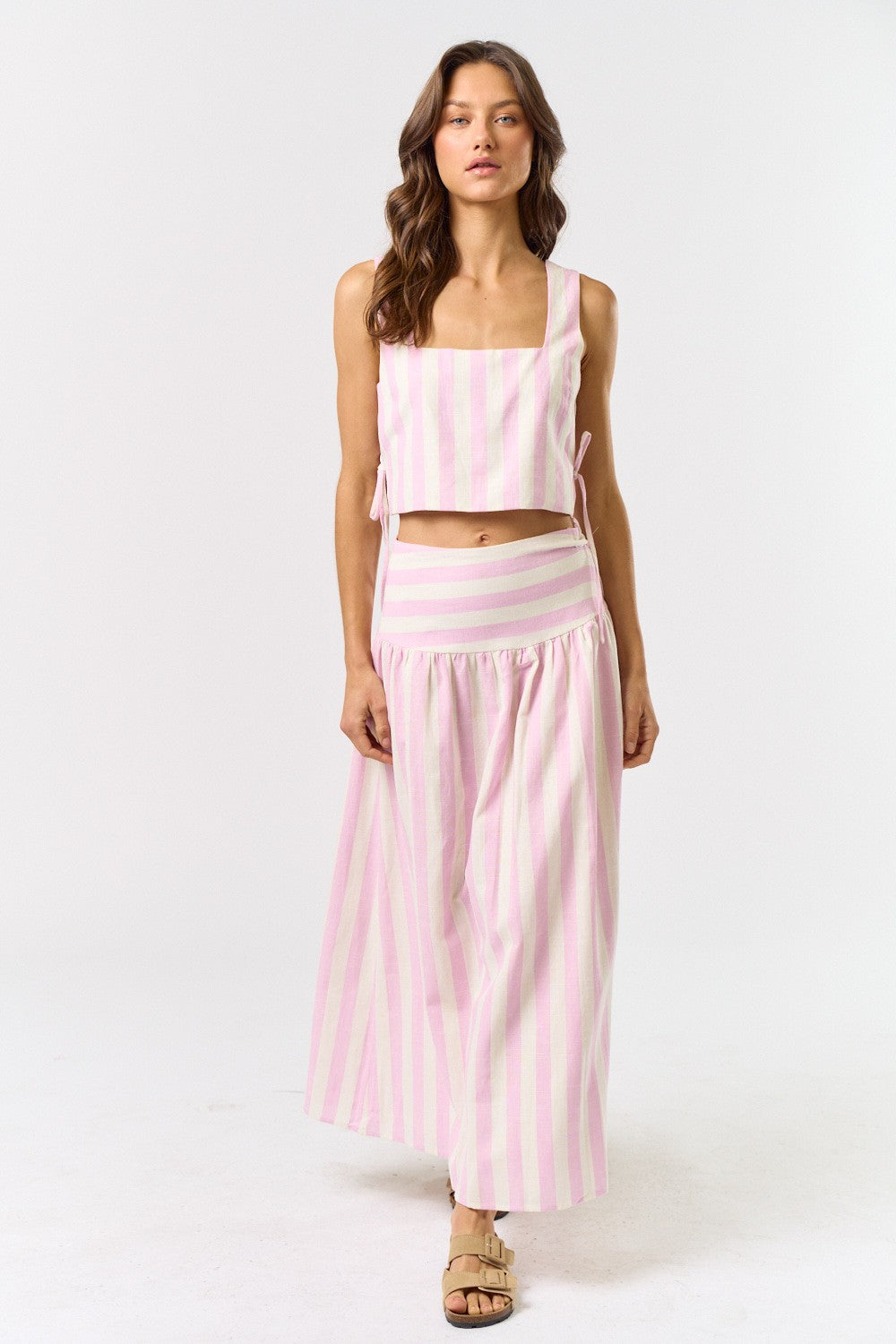 Striped Maxi Skirt
