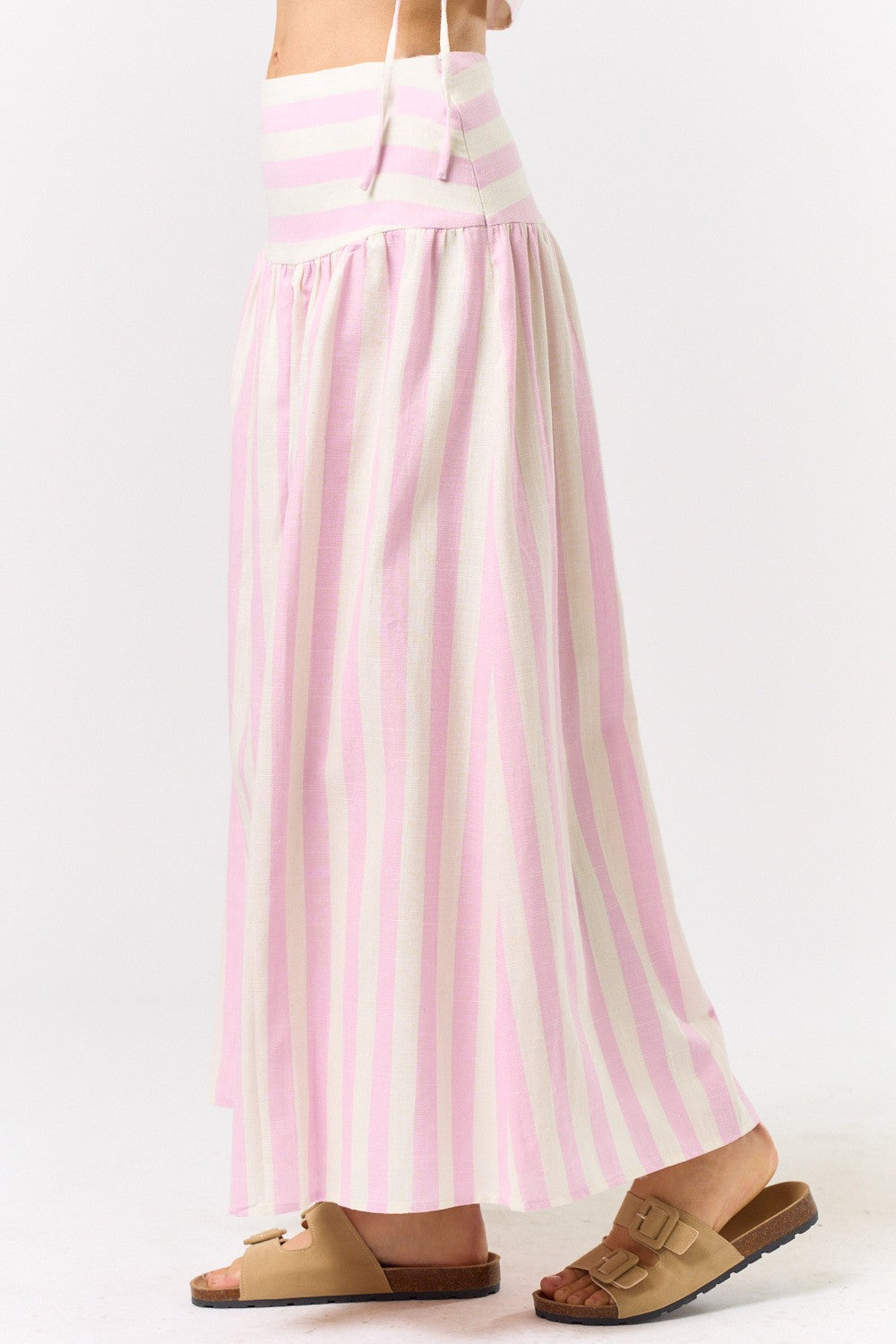 Striped Maxi Skirt