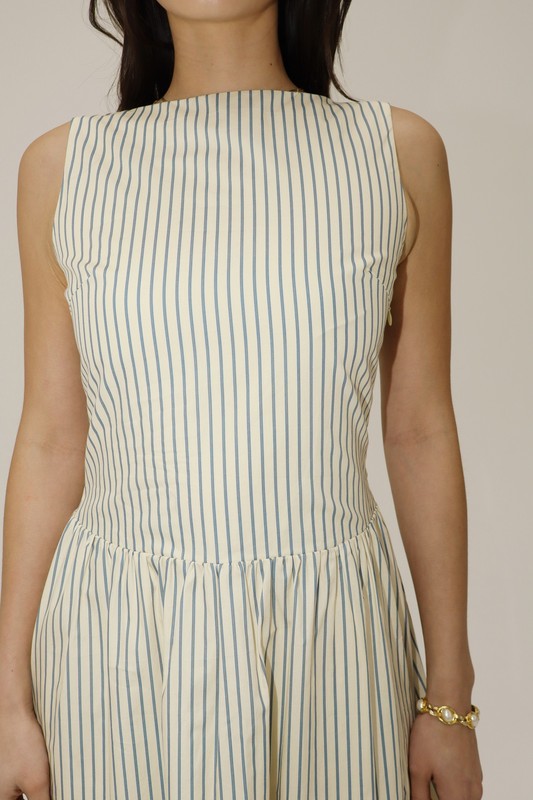 Emily Striped Midi Dress