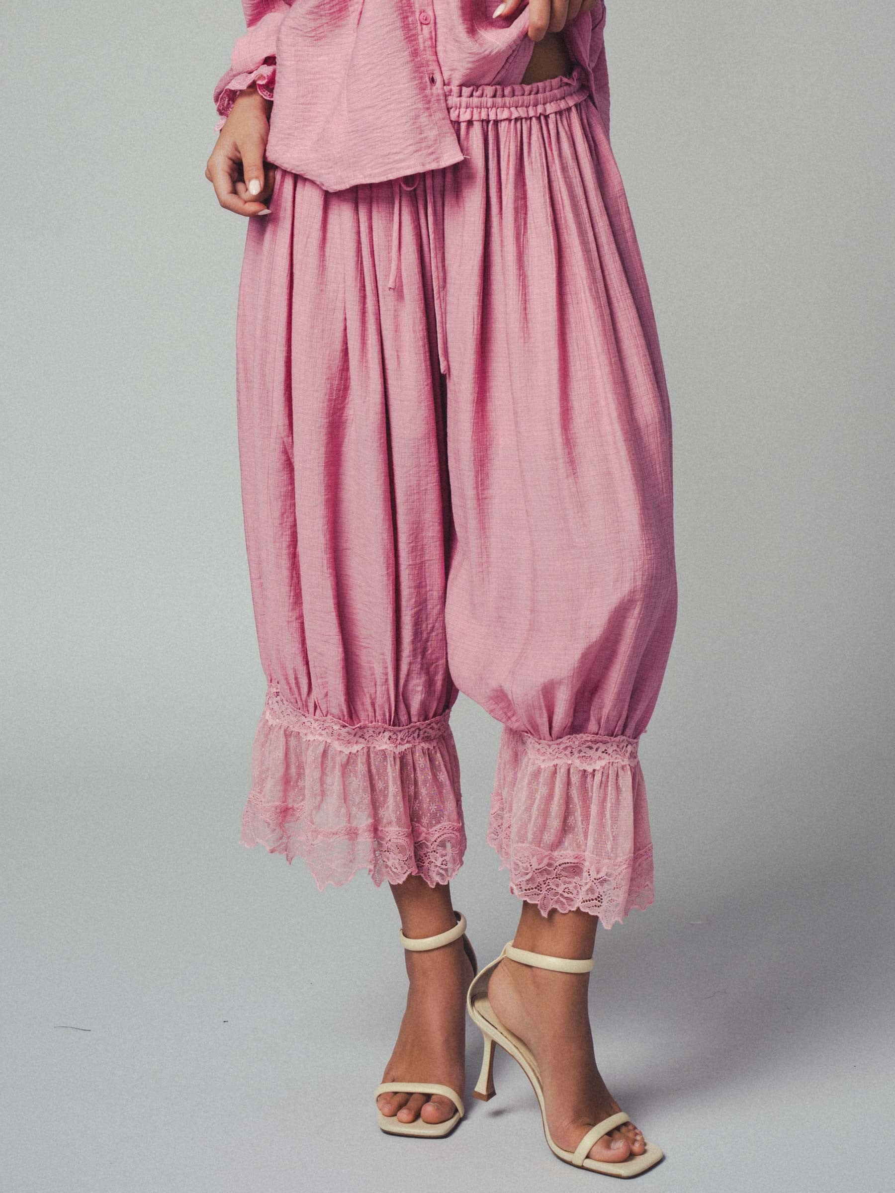 Angelic Bloomer Pants - Pink