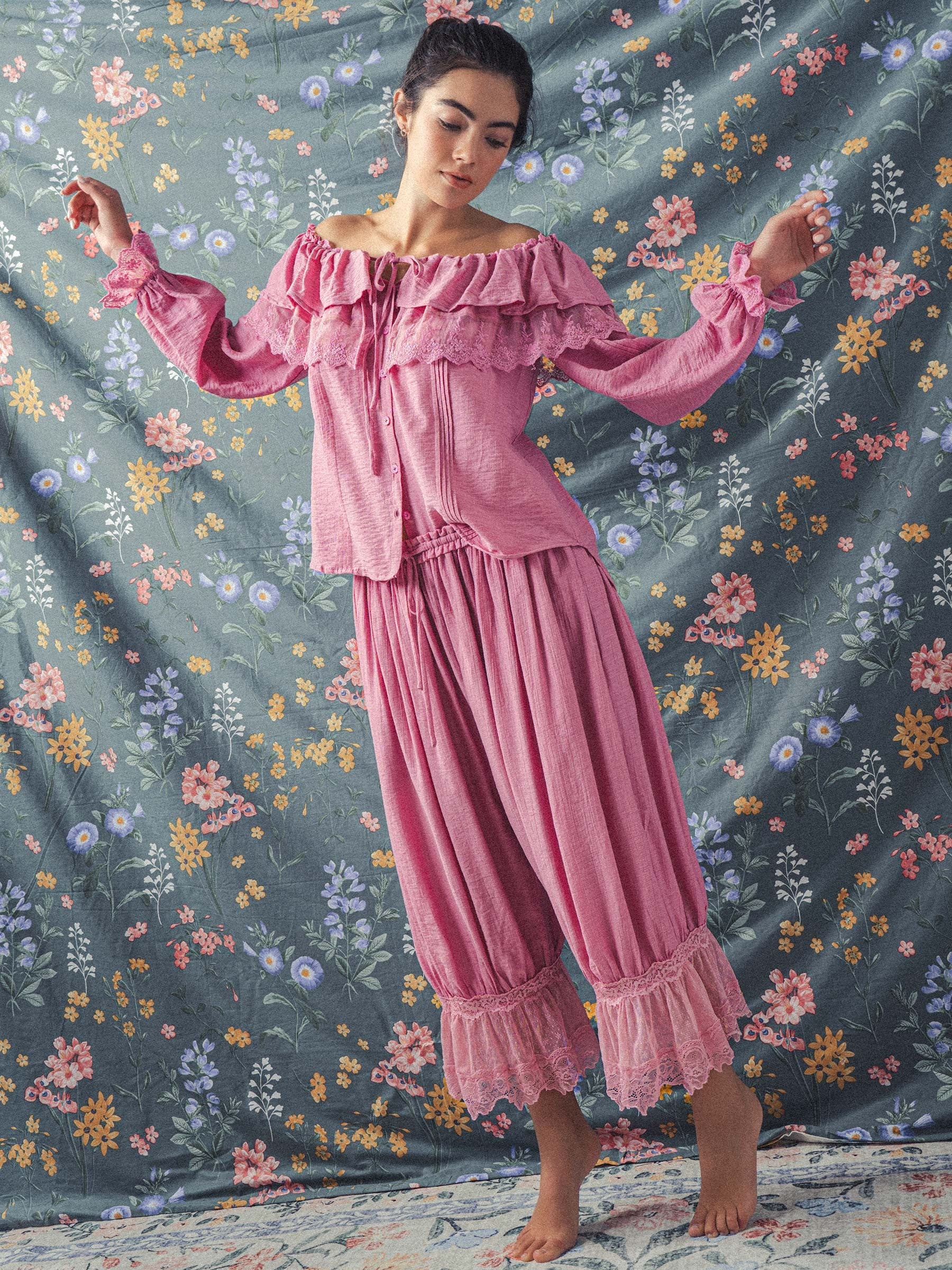 Angelic Bloomer Pants - Pink