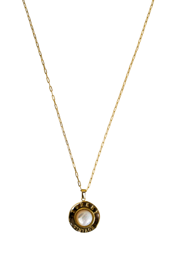 18K Vintage Opal Statement Necklace