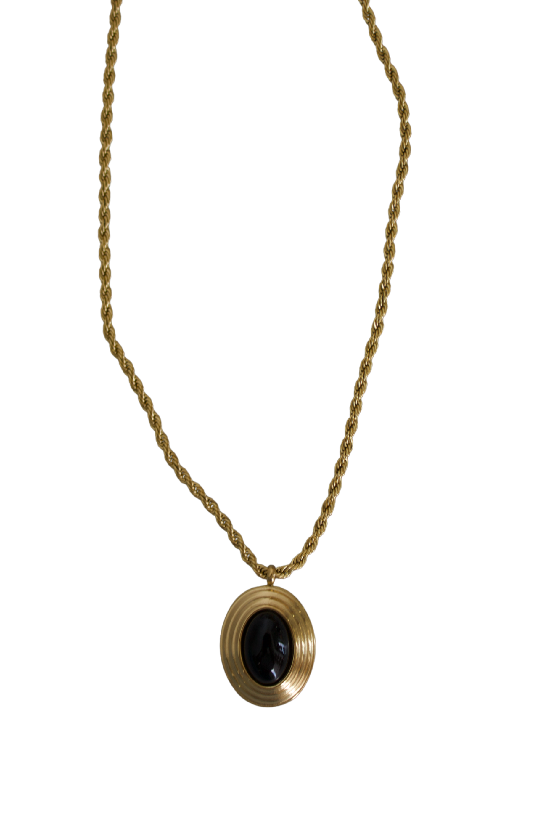 18K Black Statement Necklace