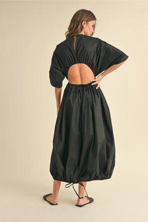 Camila Midi Dress - Black