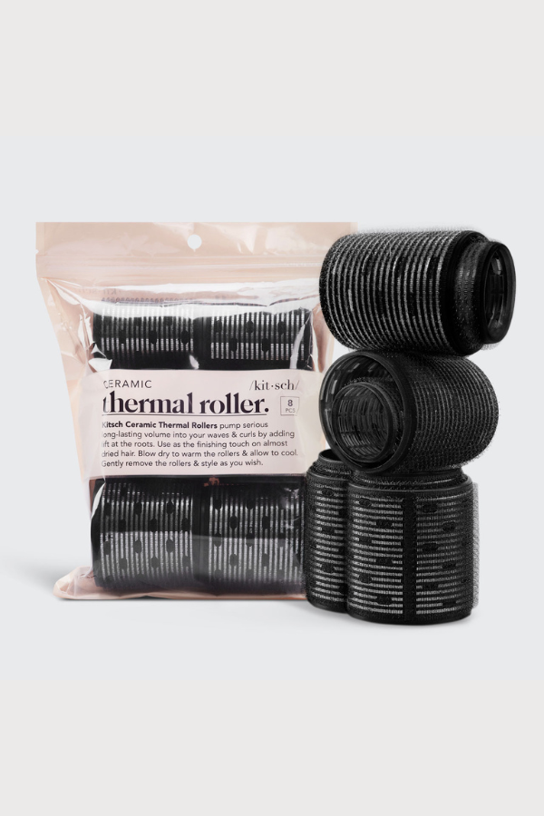 KITSCH Ceramic Thermal Hair Rollers - 8pc Variety Pack