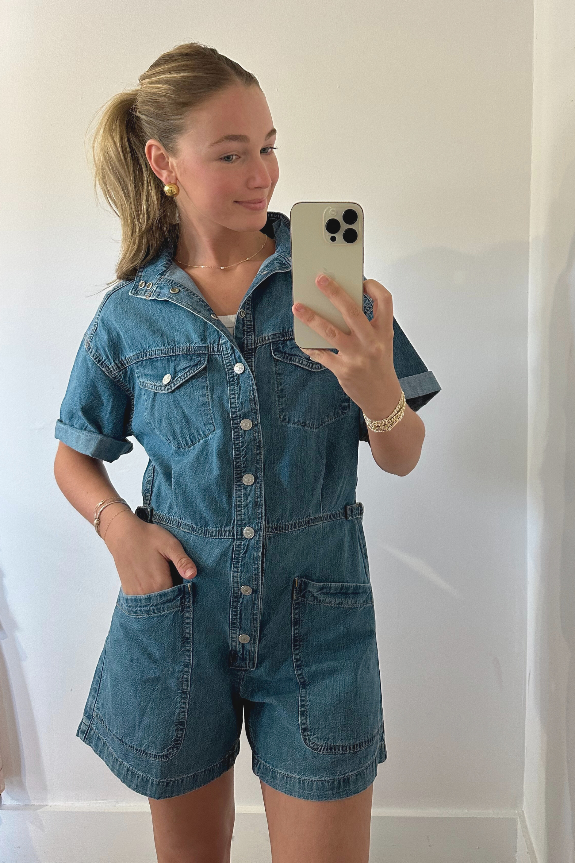 Levi's Surplus Romper - Blue Joke
