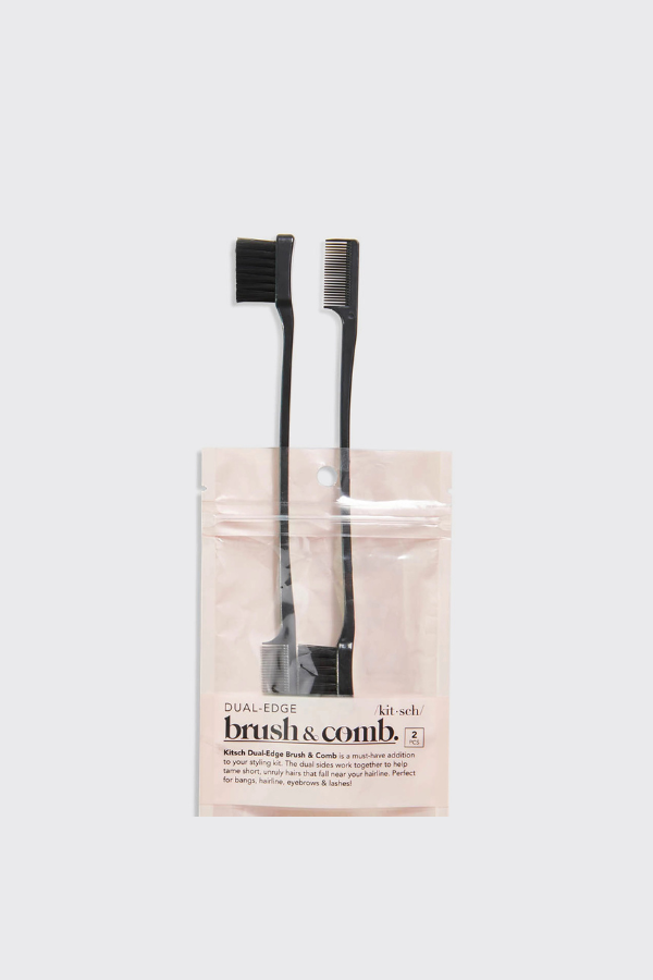 KITSCH Edge Brush & Comb - 2pc