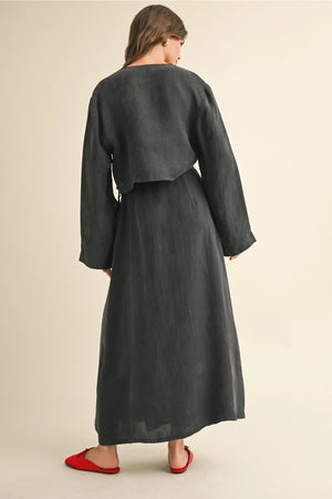Tencel Wrap Maxi Skirt
