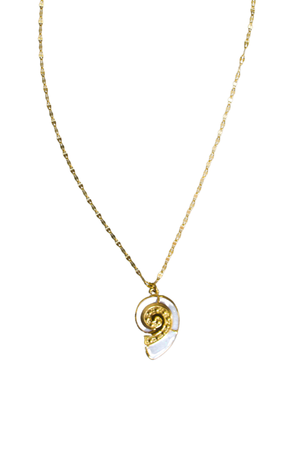 18K Taylor Seashell Necklace
