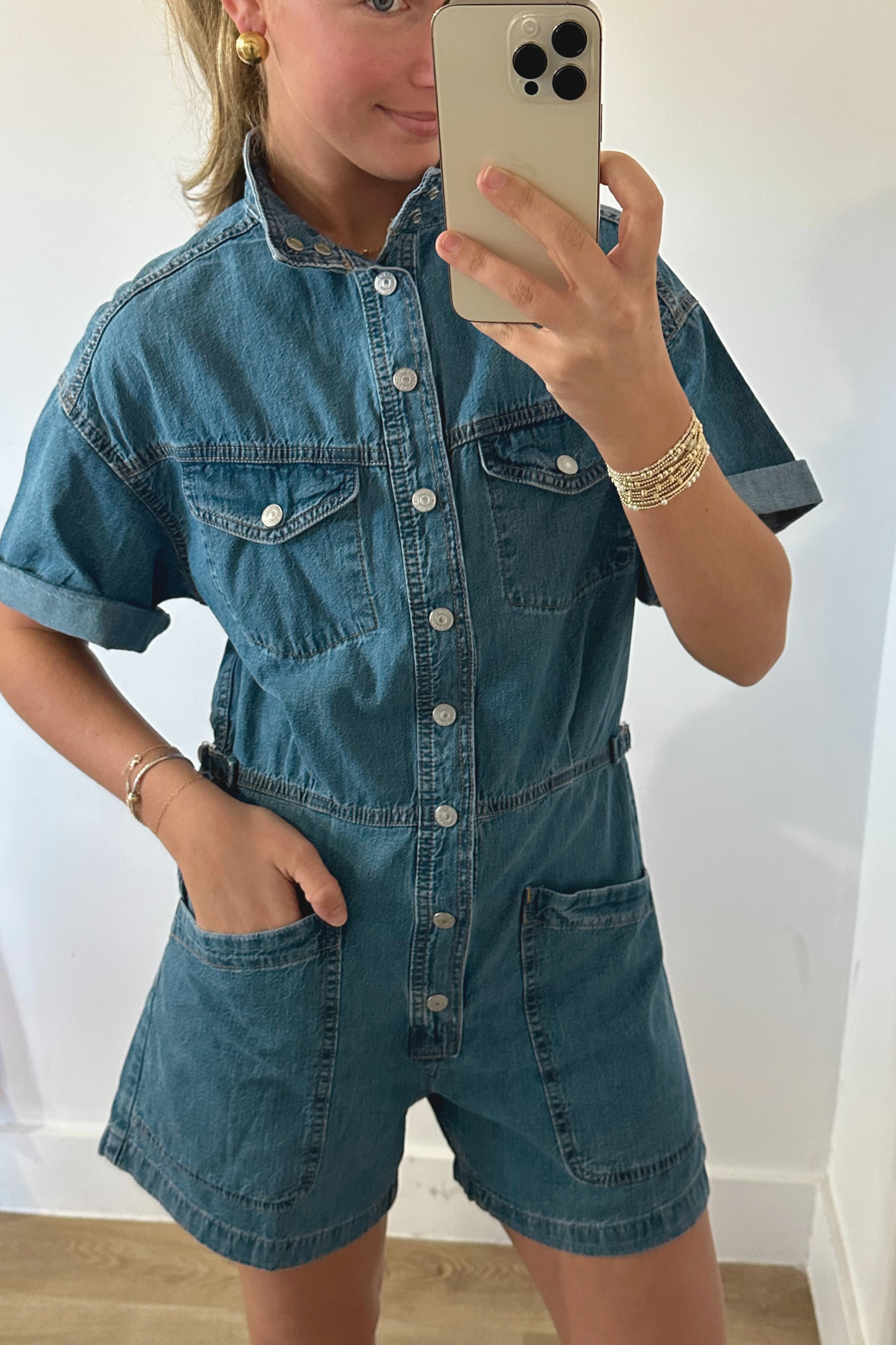 Levi's Surplus Romper - Blue Joke