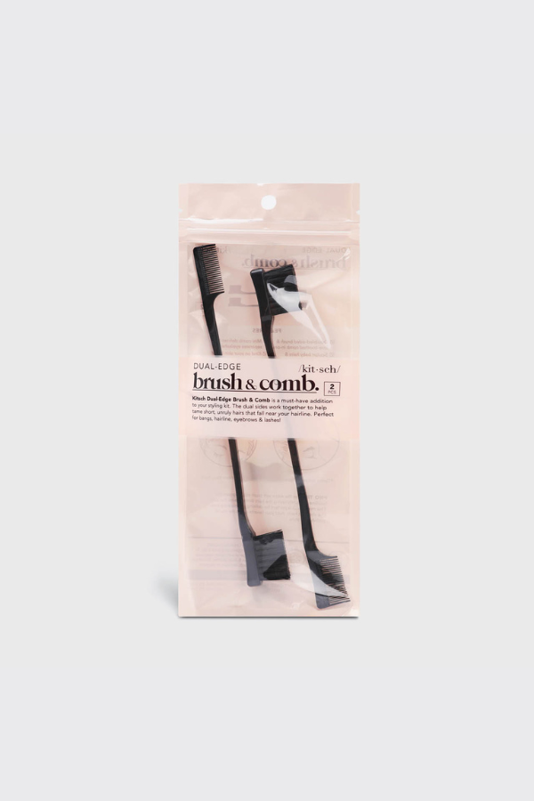 KITSCH Edge Brush & Comb - 2pc