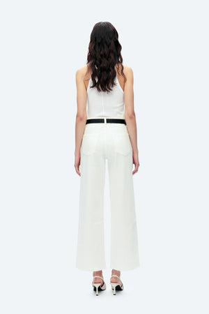 High Rise Wide Leg Denim Jeans
