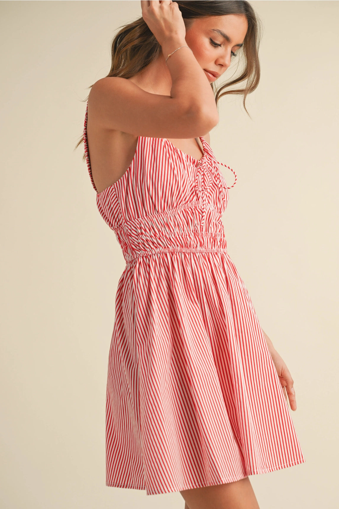 Emily Striped Mini Dress