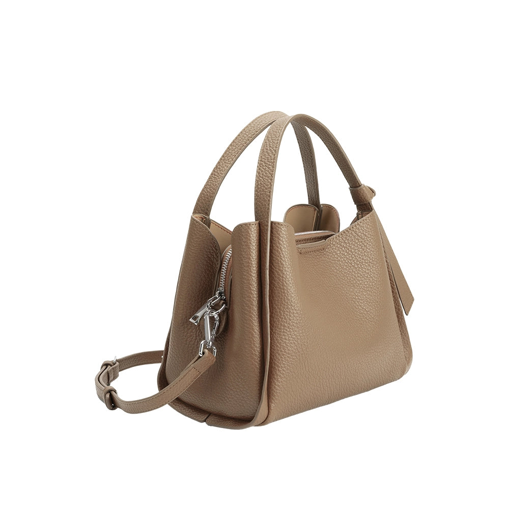Melie Bianco - Felicity Handle Bag - Taupe