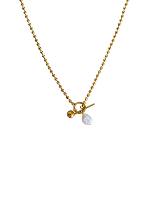 18K Brianna Pearl Necklace