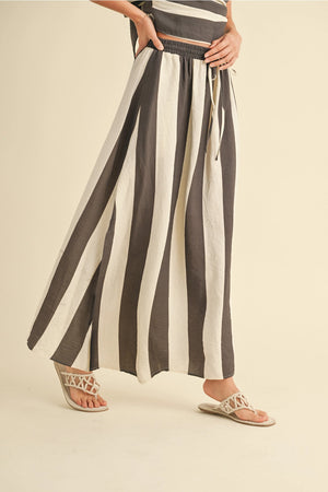 Camille Striped Maxi Skirt