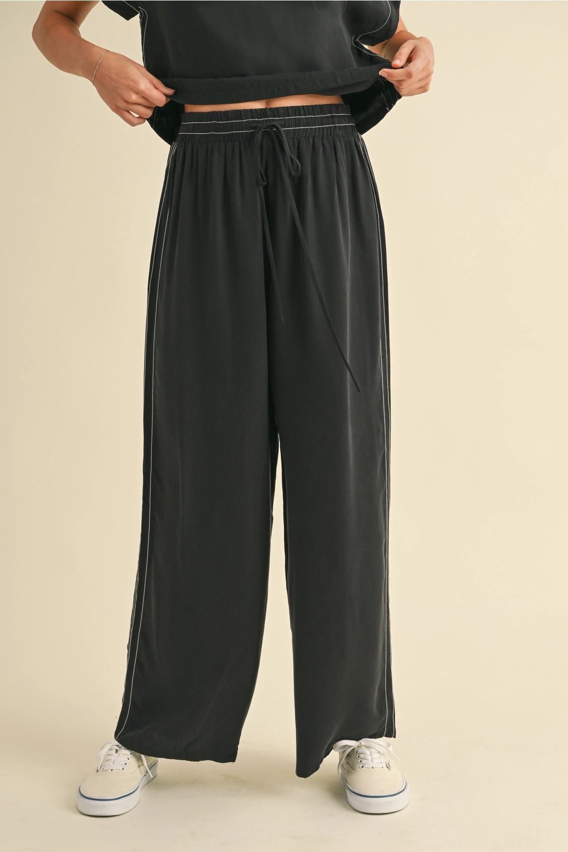 Demi Relaxed Pants - Black