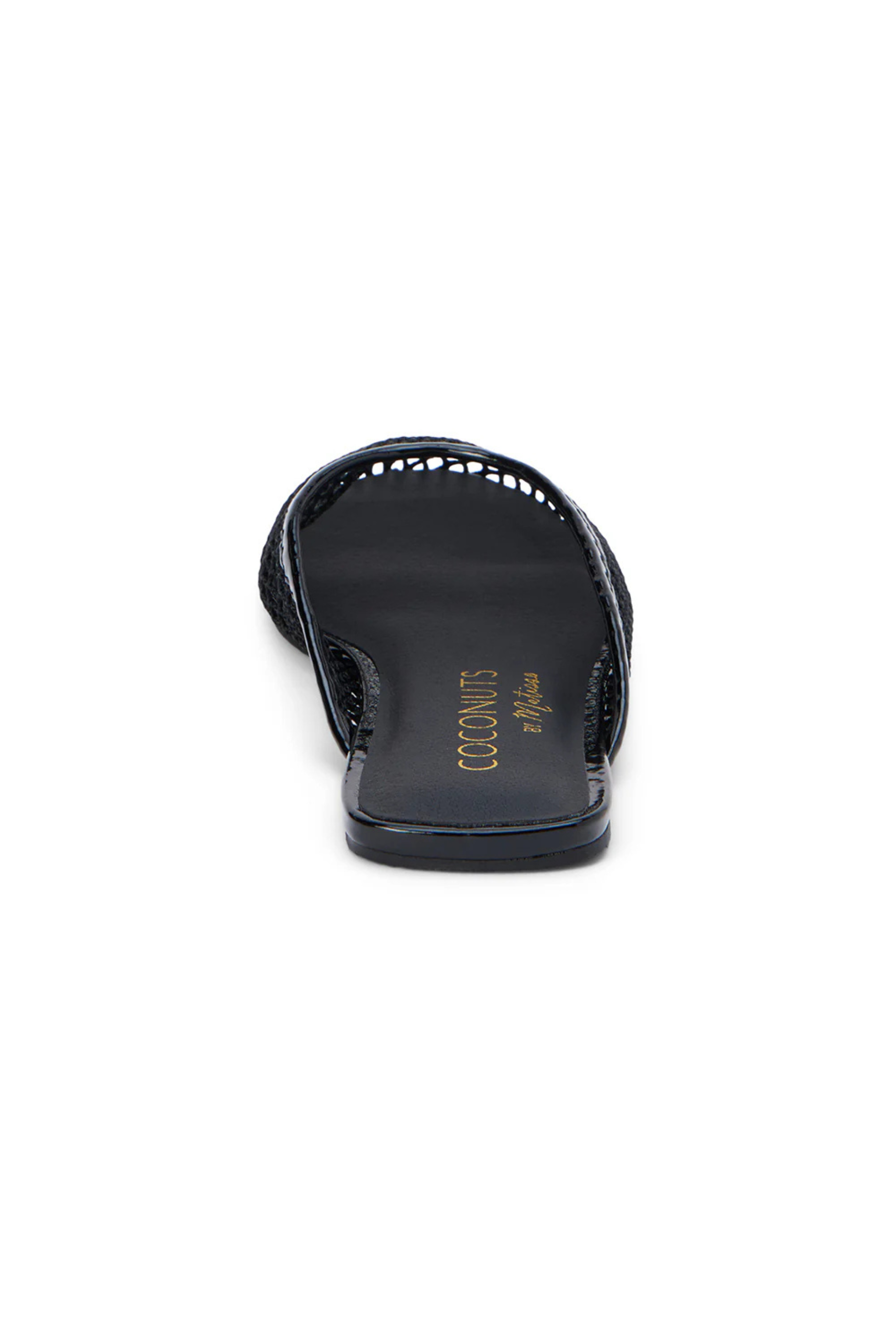 Brooklyn Flat Mule - Black Mesh