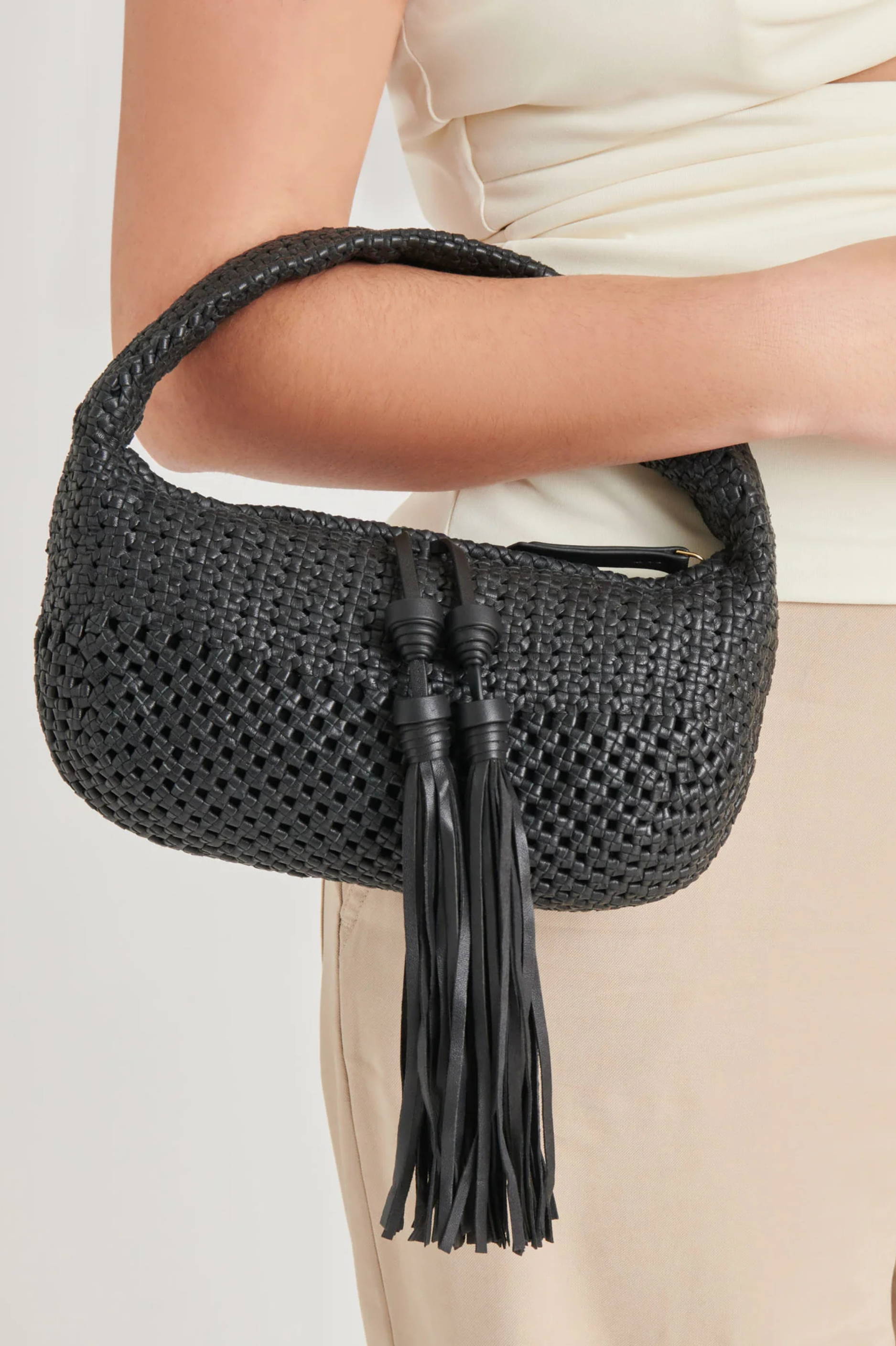 Dolce Vita Zenia Handbag - Black Leather