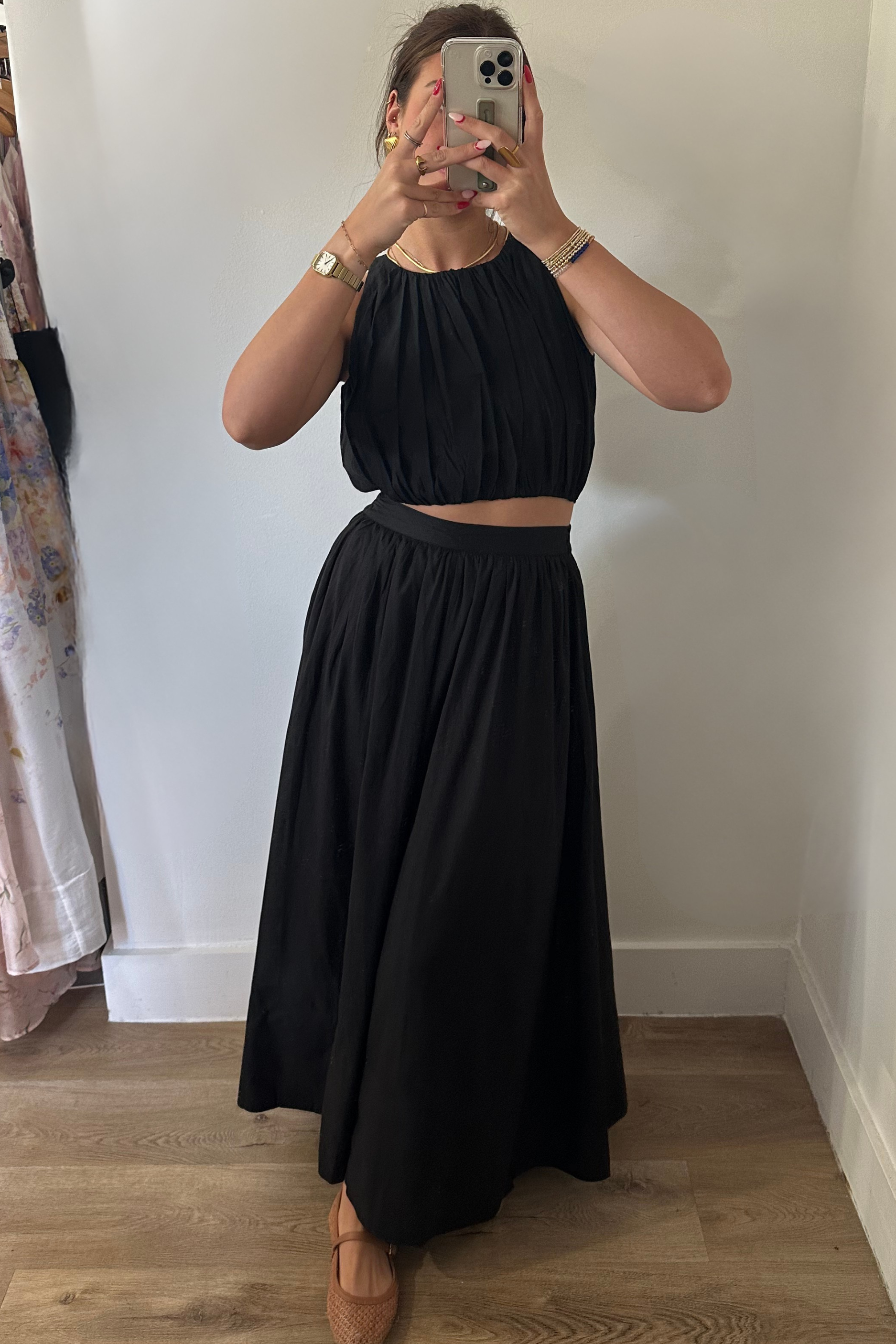Summer Nights Halter Top - Black