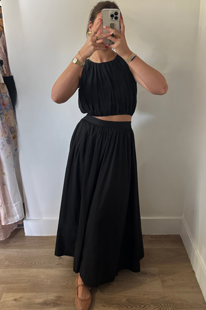 Summer Nights Maxi Skirt - Black