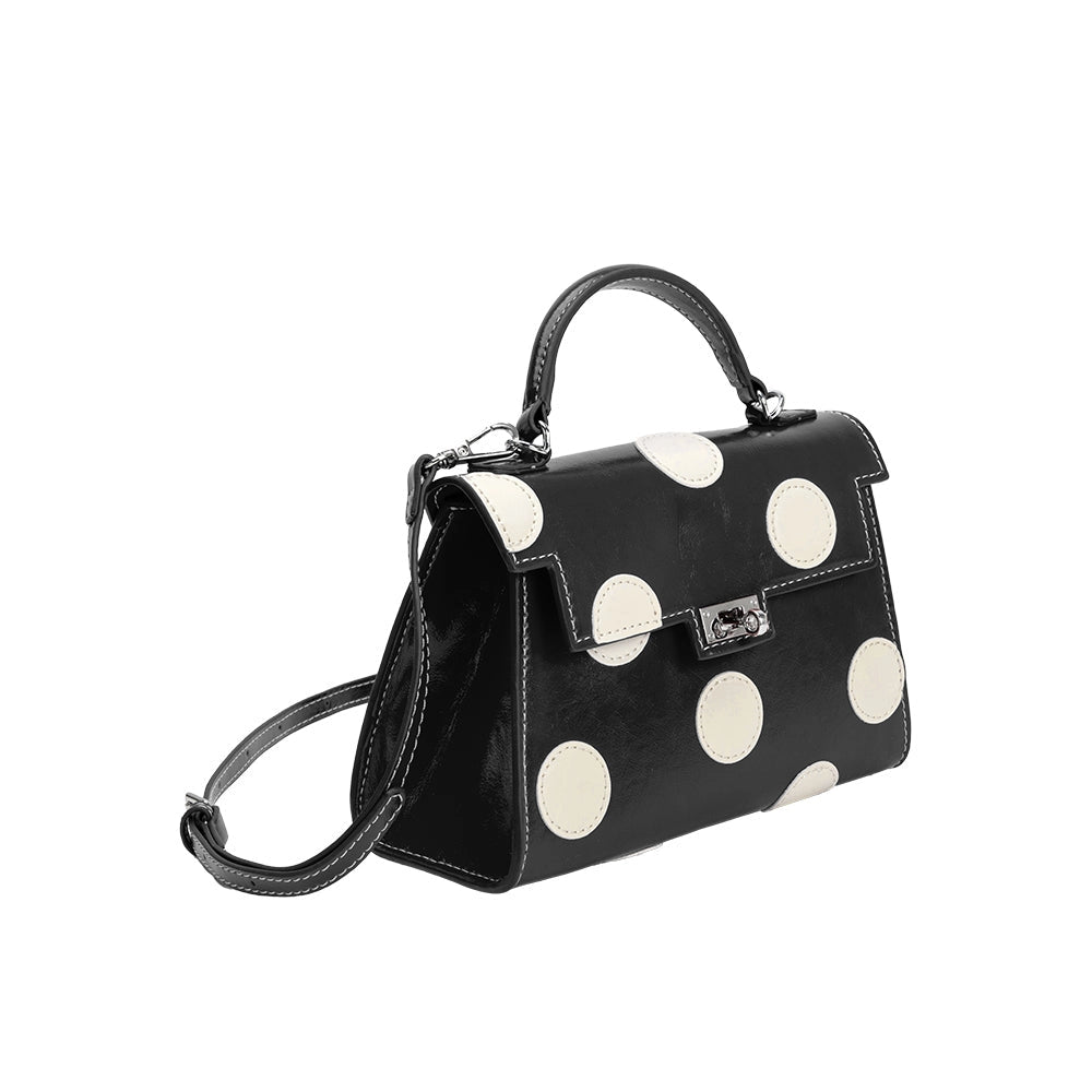 Melie Bianco - Maisel Top Handle Bag - Polka Dot
