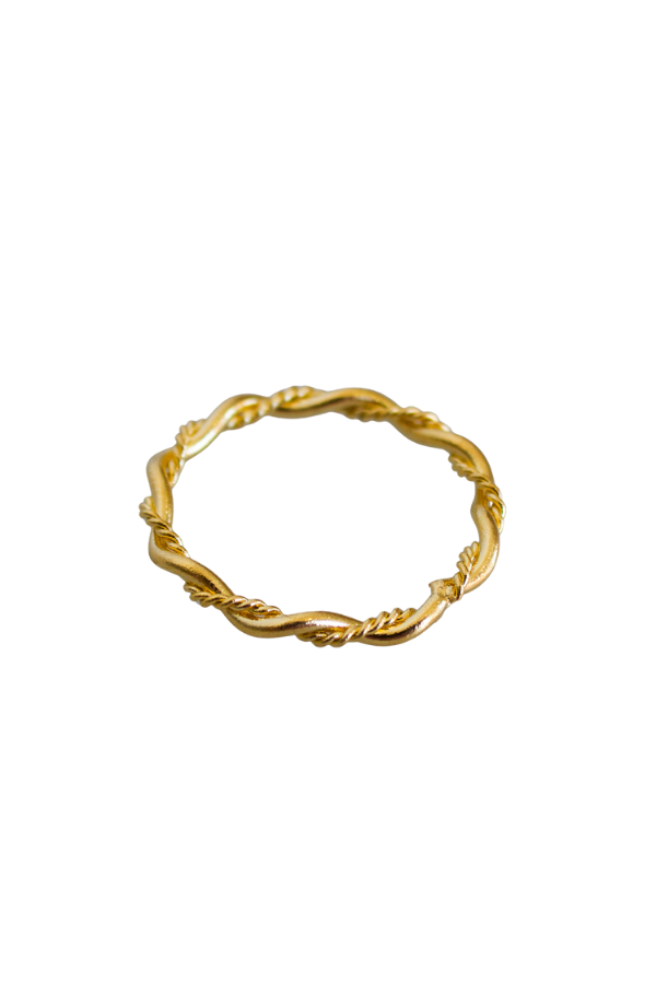 18K Vivian Twisted Rope Ring