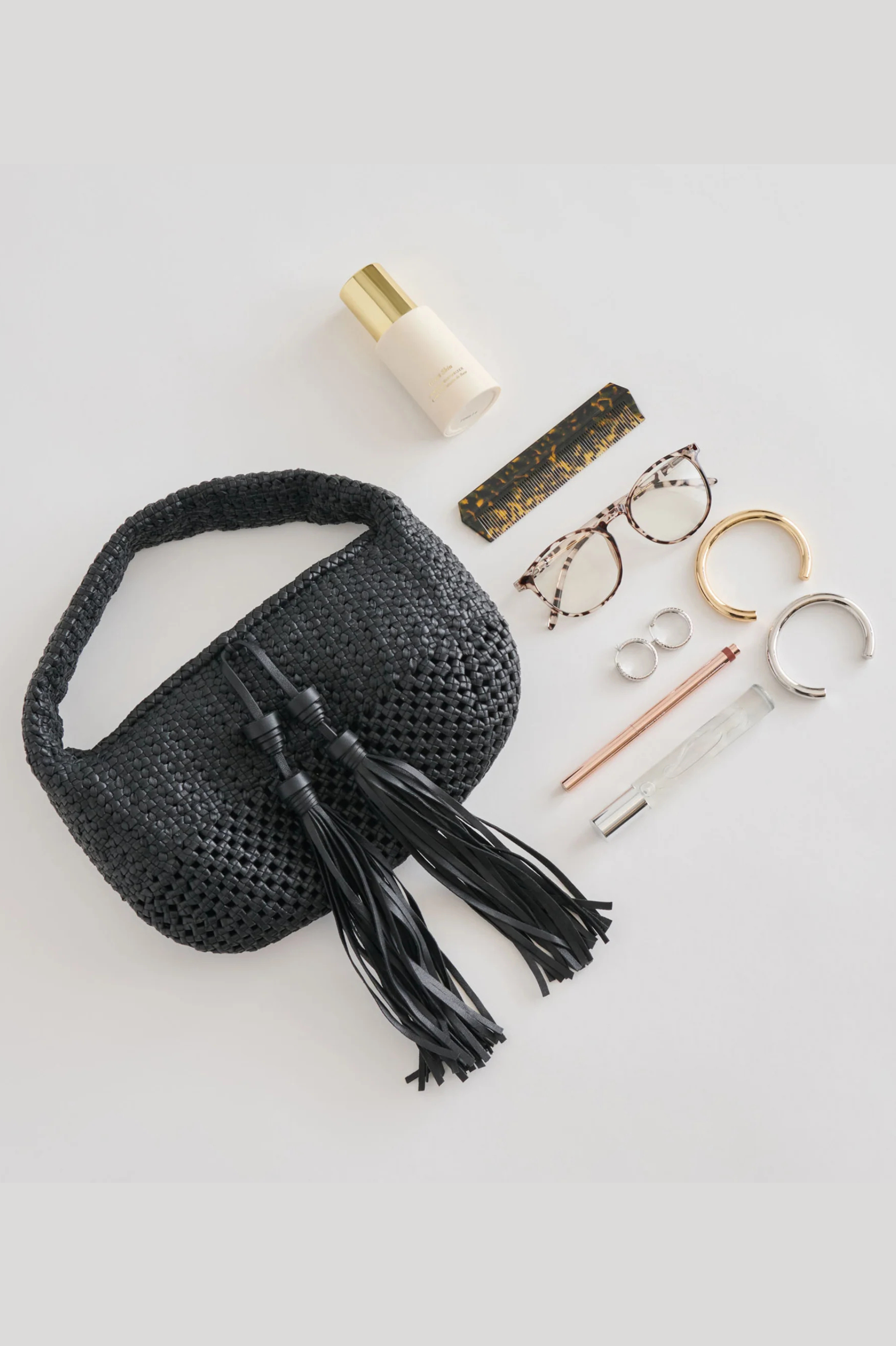 Dolce Vita Zenia Handbag - Black Leather