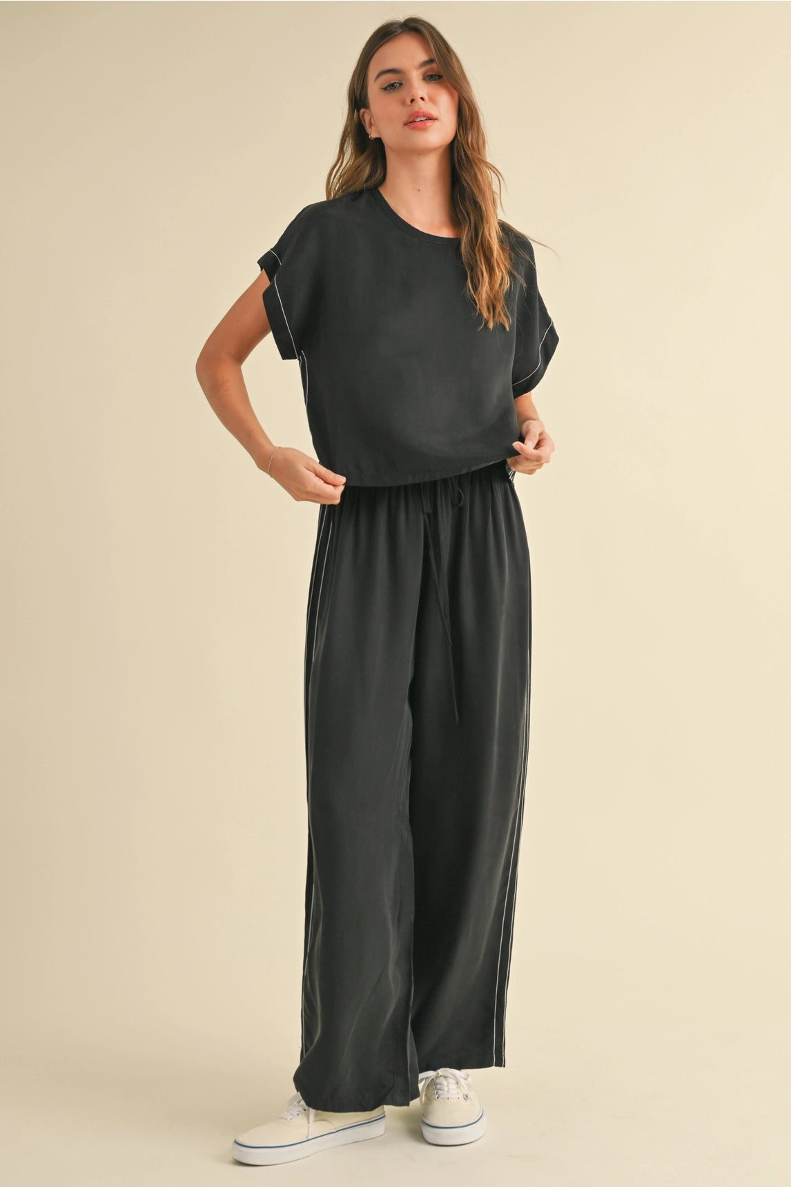 Demi Relaxed Pants - Black