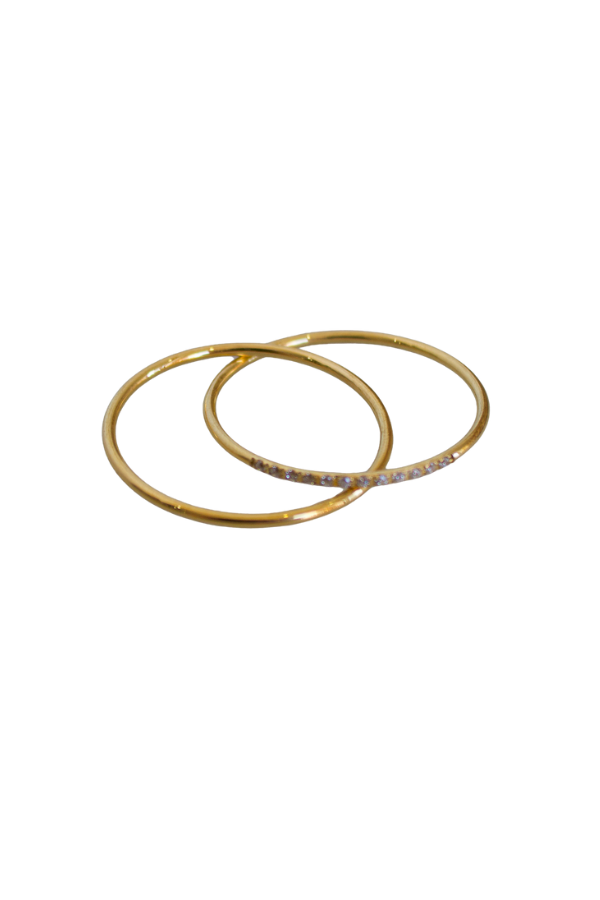 18K Ellie Double Linked Ring