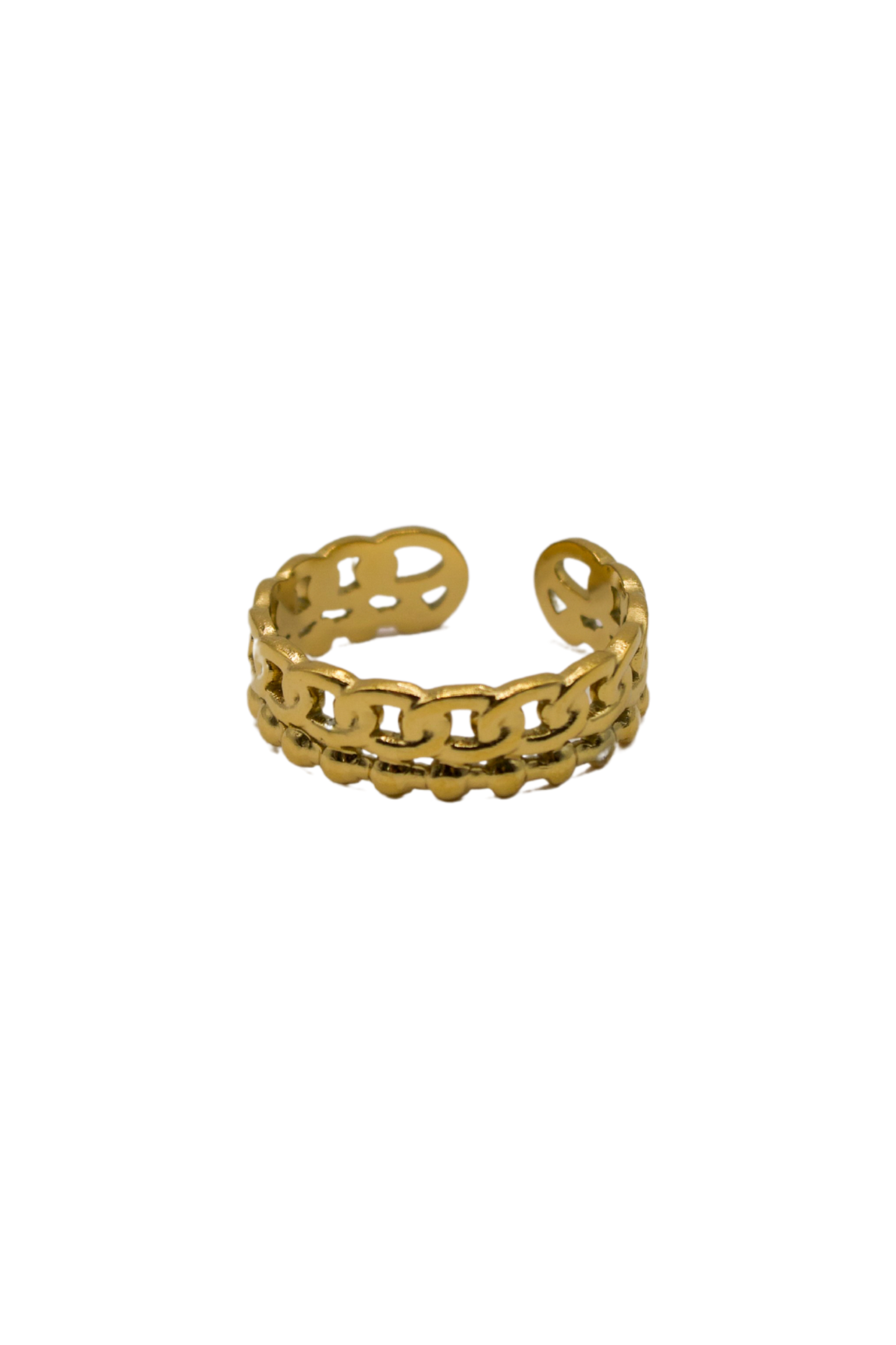 18K Caroline Double Ring