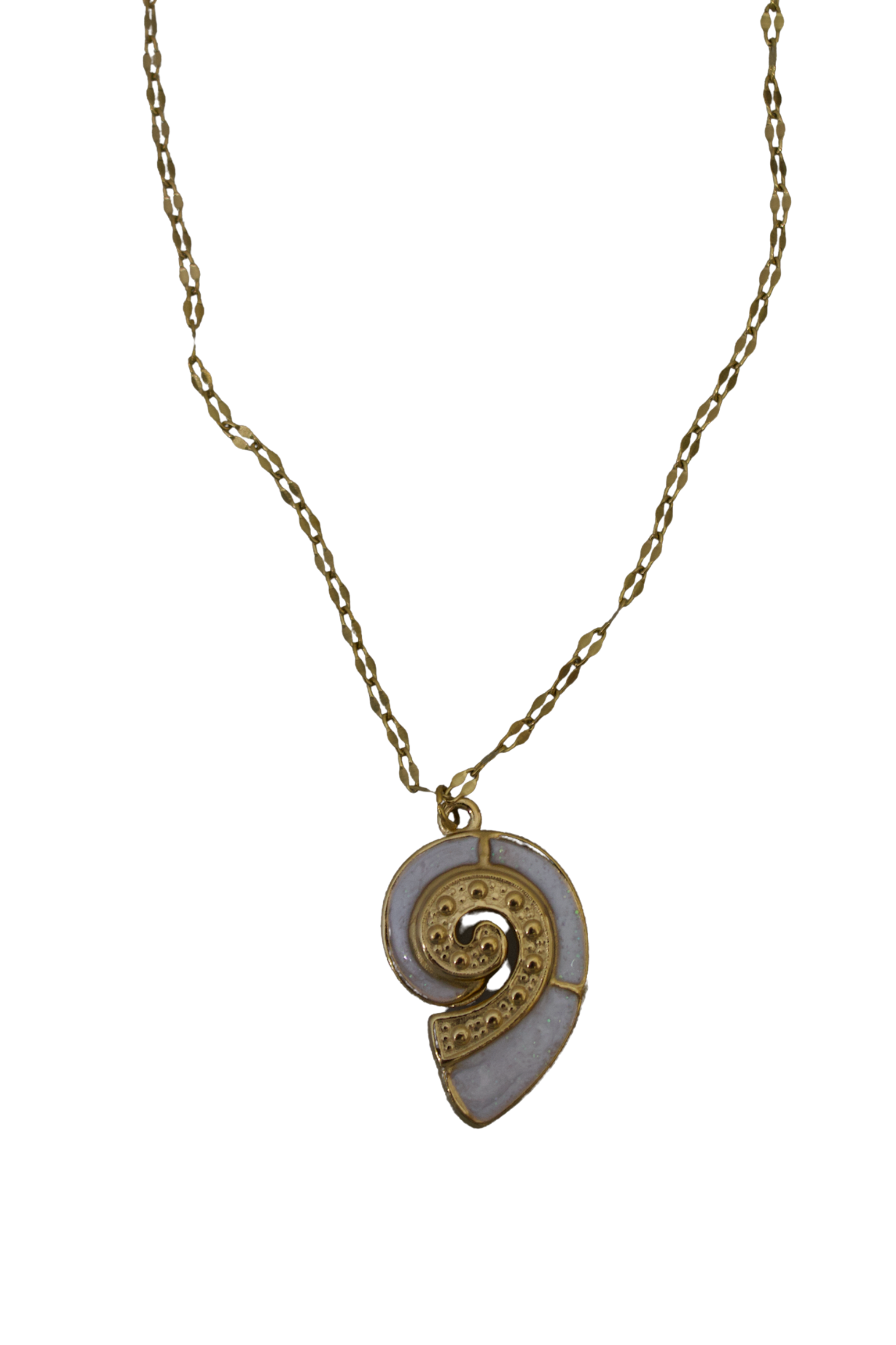 18K Taylor Seashell Necklace