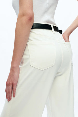 High Rise Wide Leg Denim Jeans