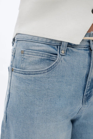 Drawstring Baggy Denim Jeans