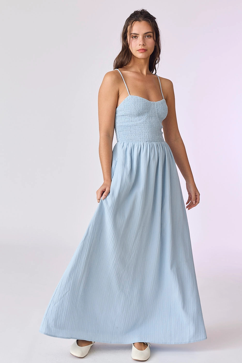 Kylie Smocked Maxi Dress