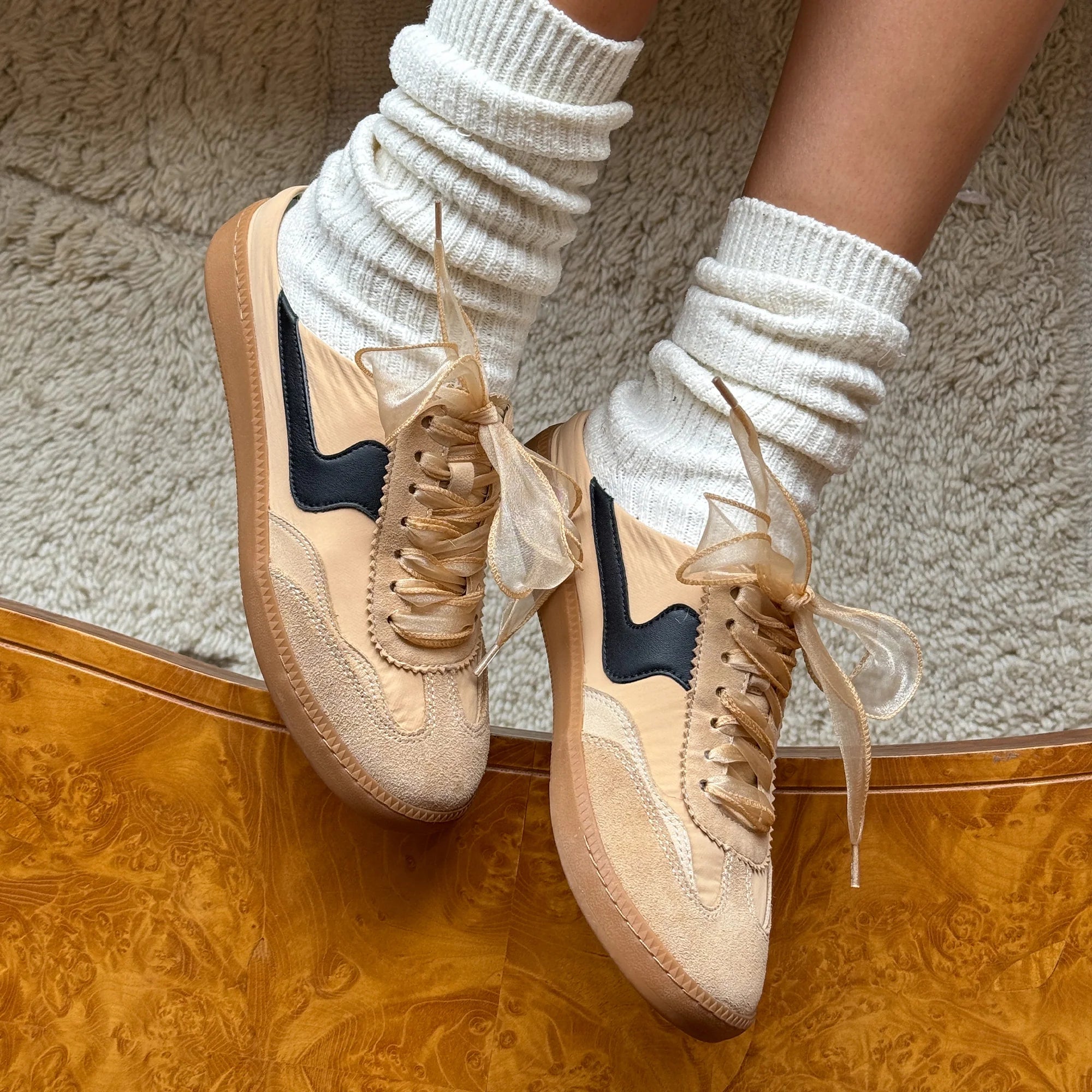 Dolce Vita Notice Slide - Tan Multi Suede