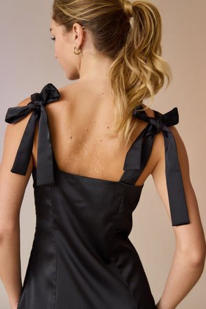 Emily Satin Mini Dress