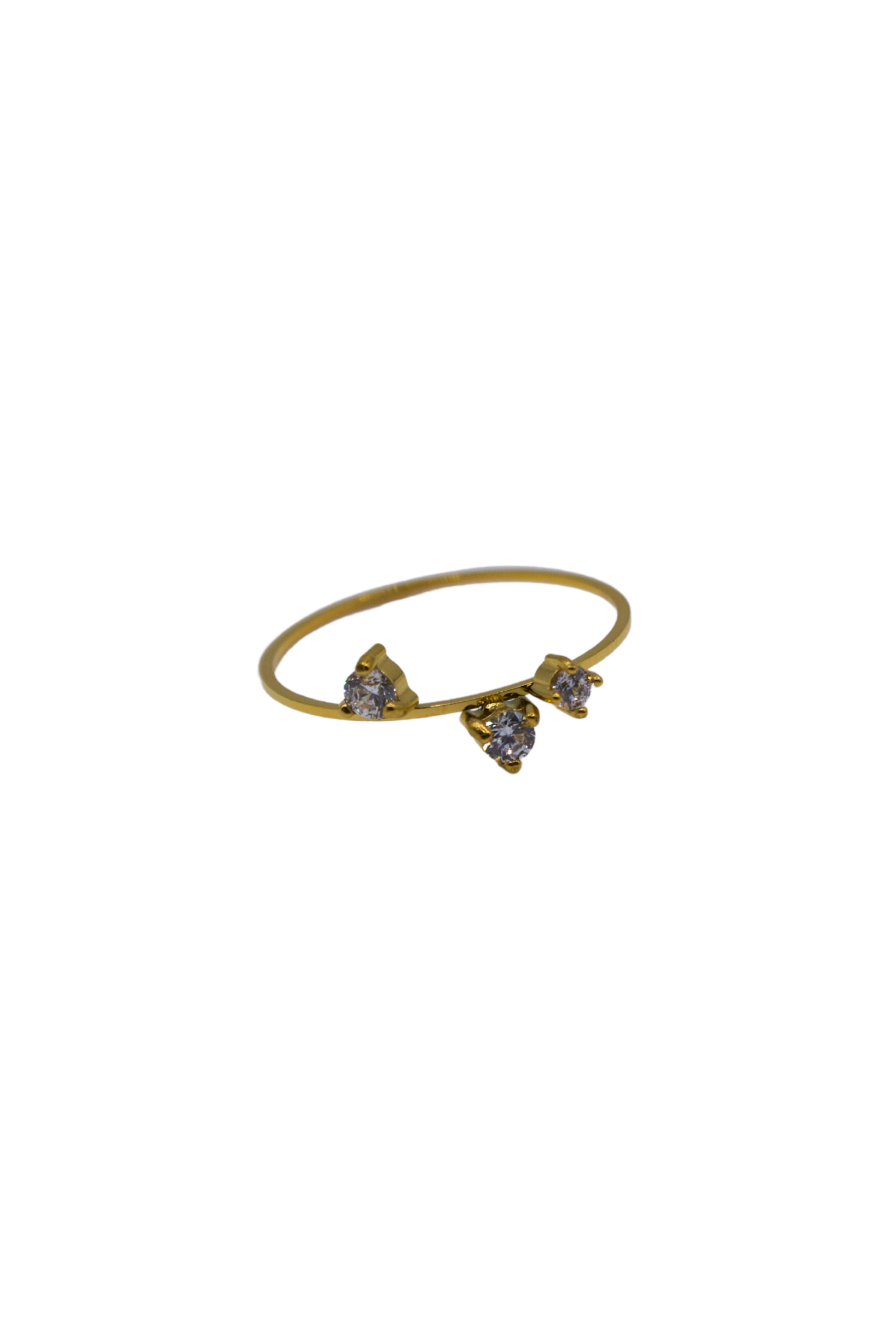 18K Iris Diamond Ring