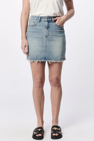 Quinn Denim Mini Skirt - Blue
