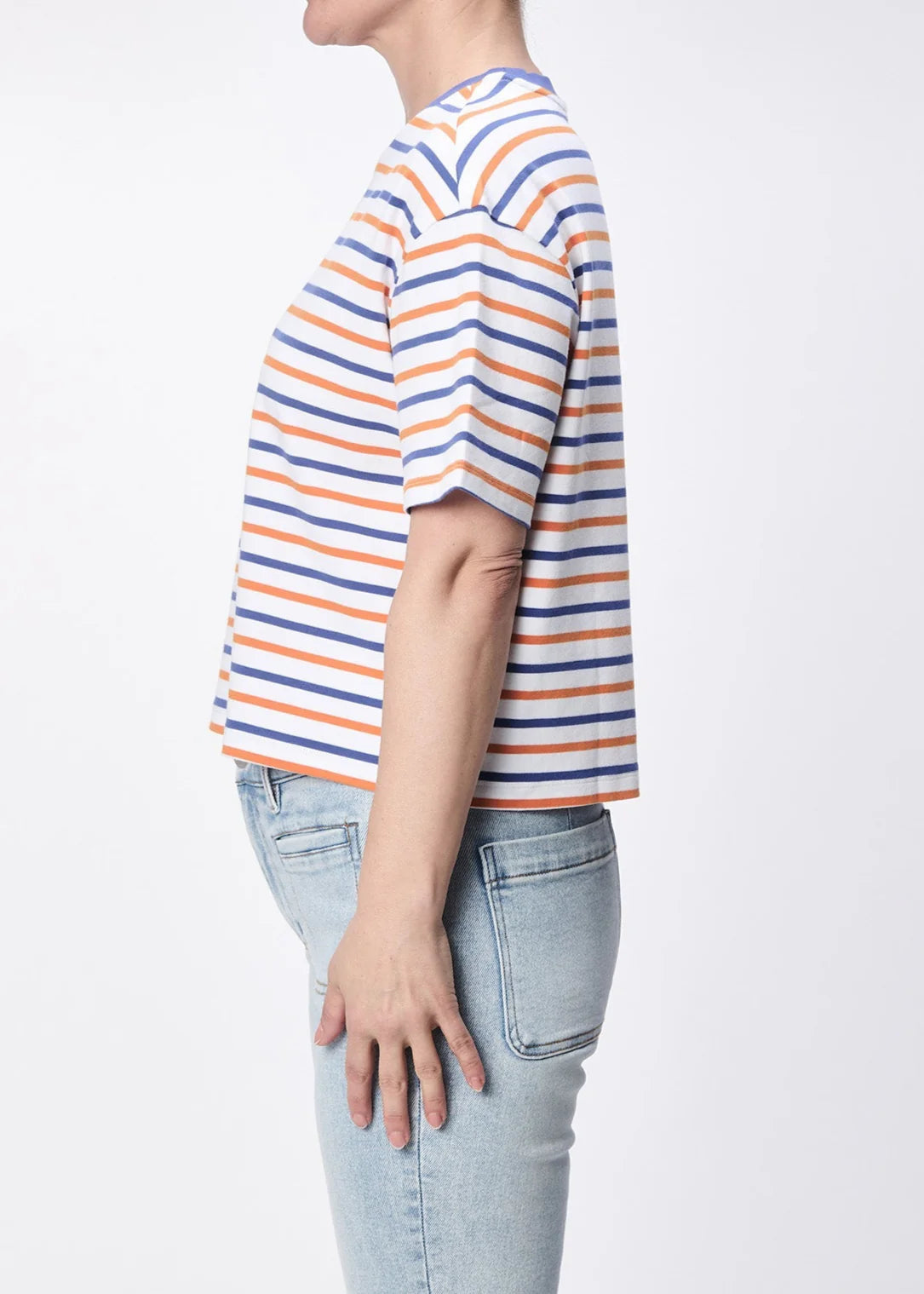 Maddox Tee - Dazzling Stripe