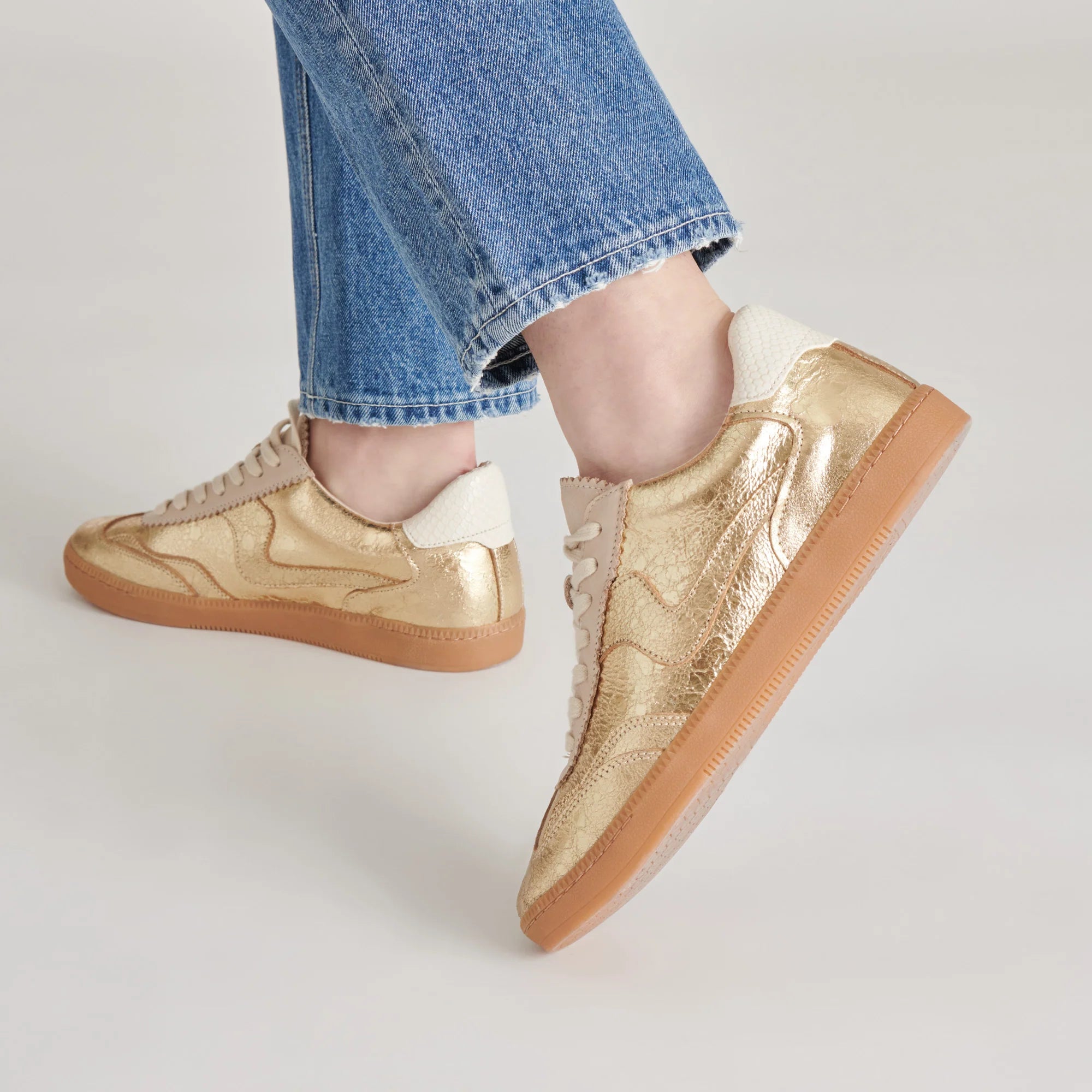 Dolce Vita Notice Sneaker - Gold Leather