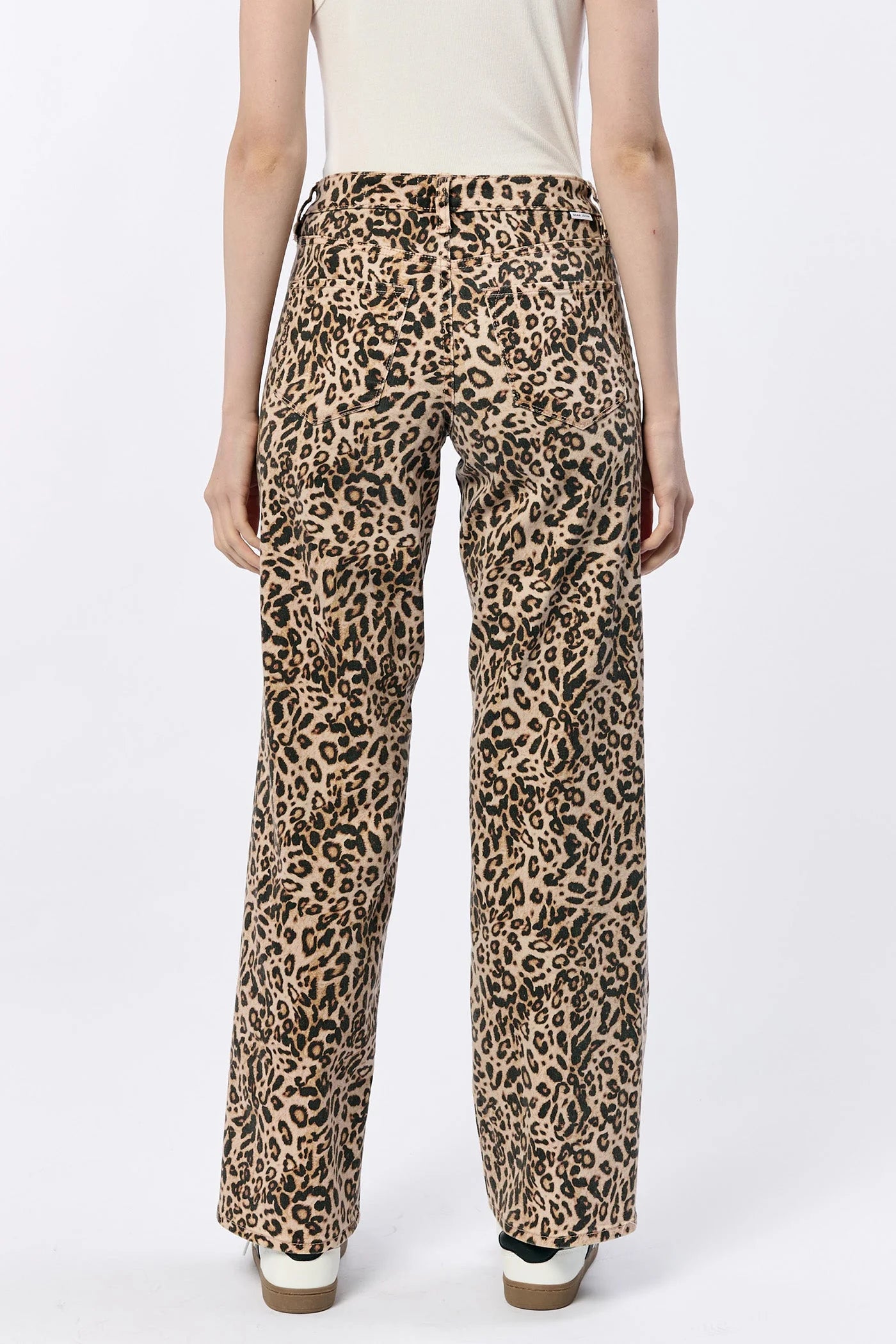 Taylor Straight Leg Jeans - Leopard