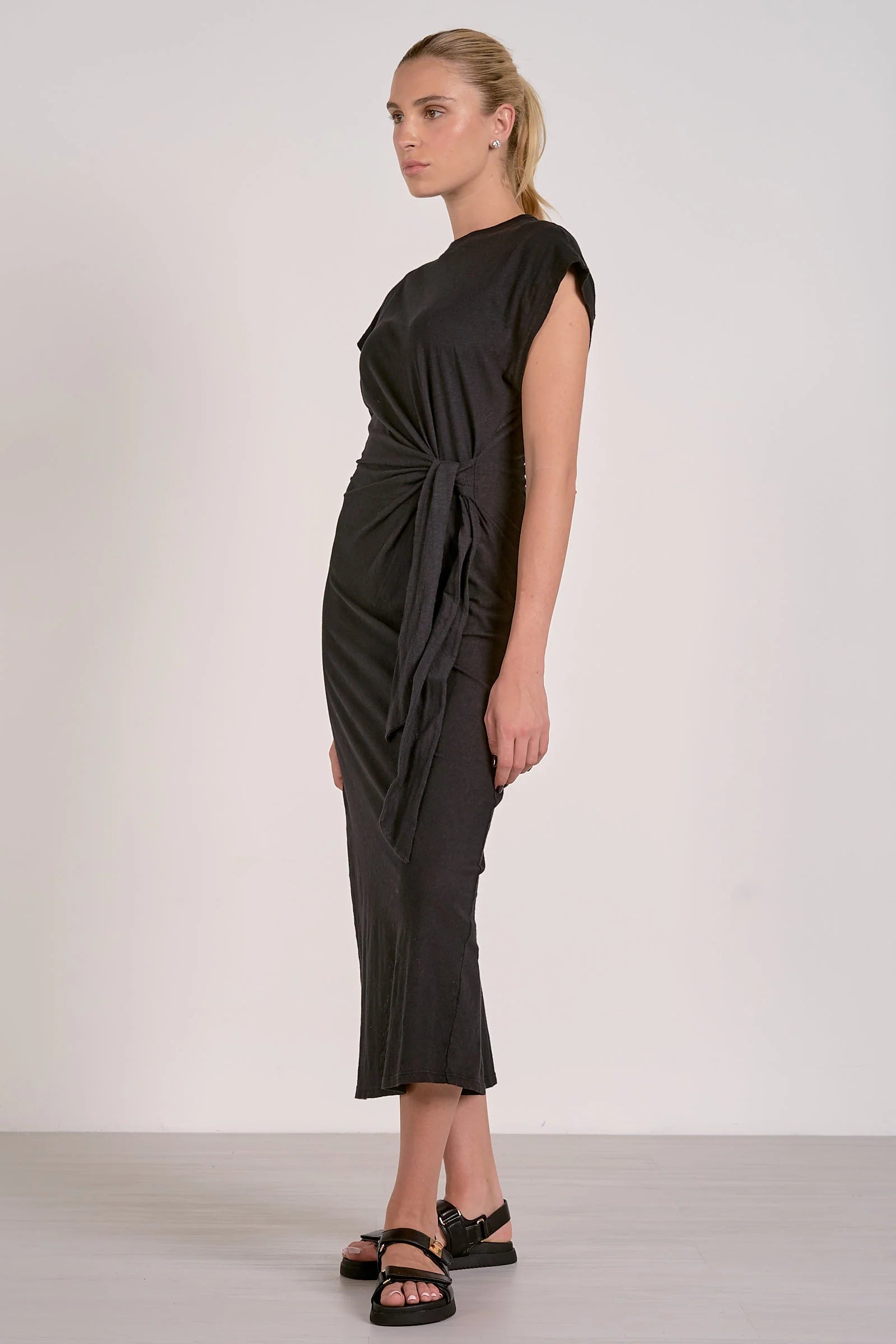 Jolene Midi Dress - Black