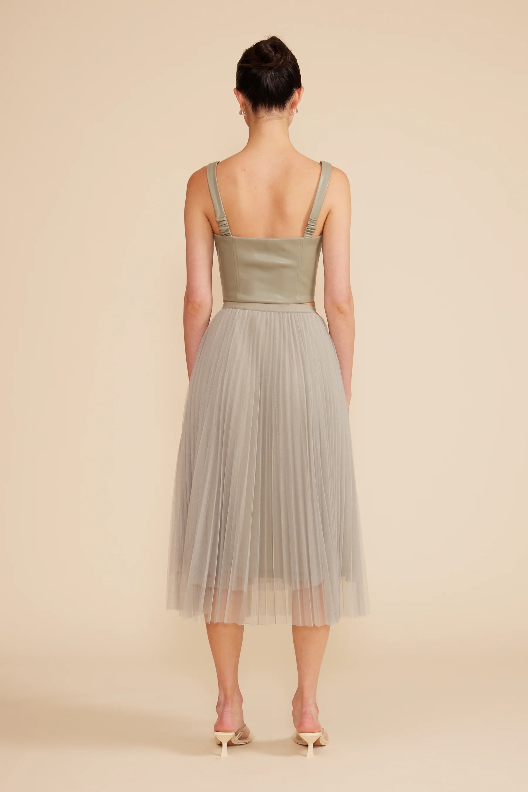 Sharlene Pleated Tulle Skirt