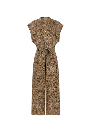 FRNCH Scheila Jumpsuit - Leopard