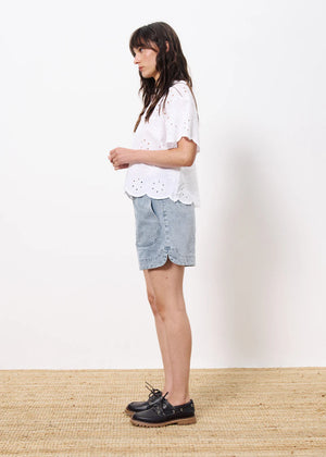 FRNCH Neda Blouse - White