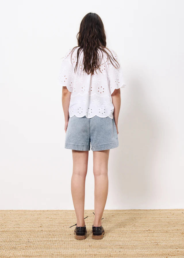 FRNCH Neda Blouse - White