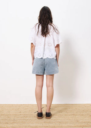 FRNCH Neda Blouse - White
