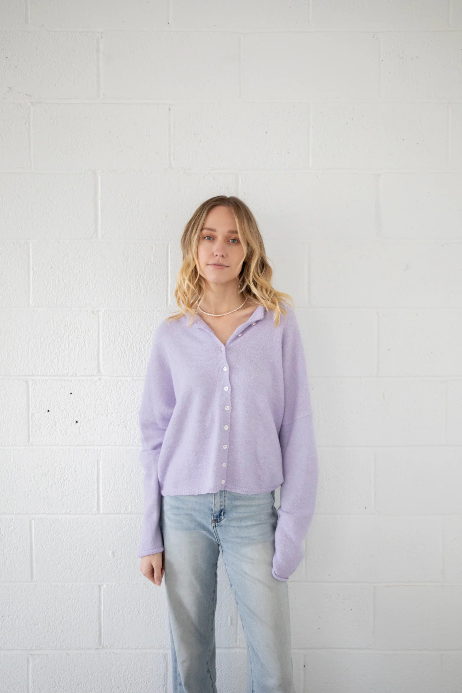 Piper Cardigan - Lavender